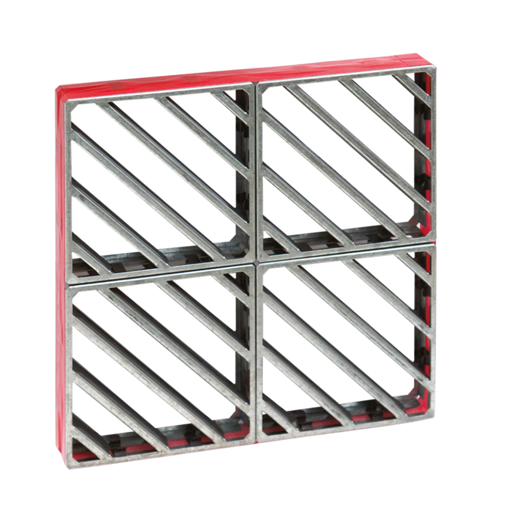 Exitex intumescent air transfer grille 450mm x 450mm