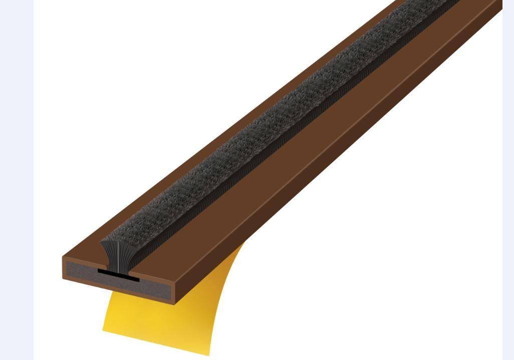 Exitex 10mm x 4mm Fire and Smoke (black pile) intumescent strip 2.1m (x2 1.05m lengths)