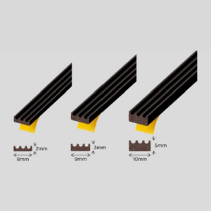 Exitex 30 minute glazing tape 150m (3mm x 9mm)  Black