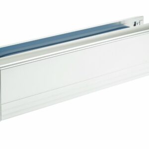 Intumescent letterbox 12" FD60 SAA - Satin Silver